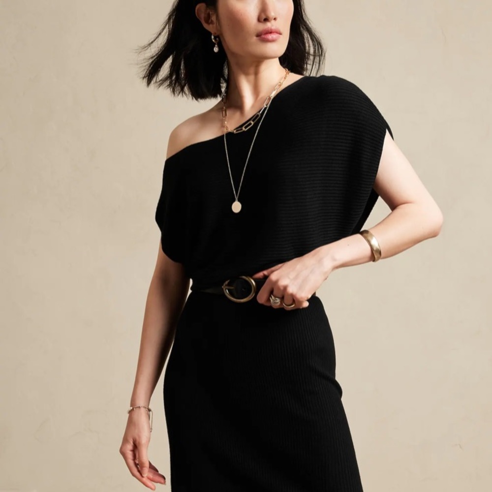 NWT‎ BANANA REPUBLIC RIB SWEATER DRESS